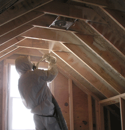 Lancaster PA attic spray foam insulation